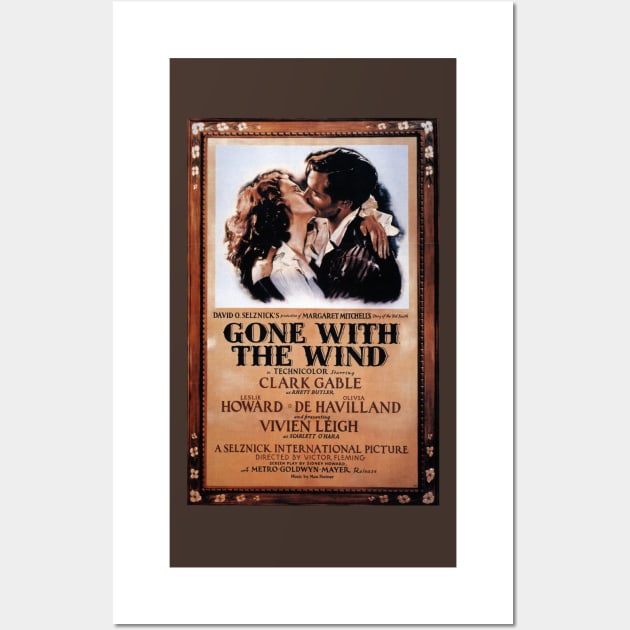 Gone With the Wind Poster Wall Art by RetroSalt